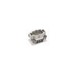 Insert HE, Raccordement à vis, mâle, 6 pin, 16A, Polycarbonate, 6B 
